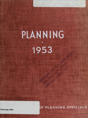 cover image of Planning 1953